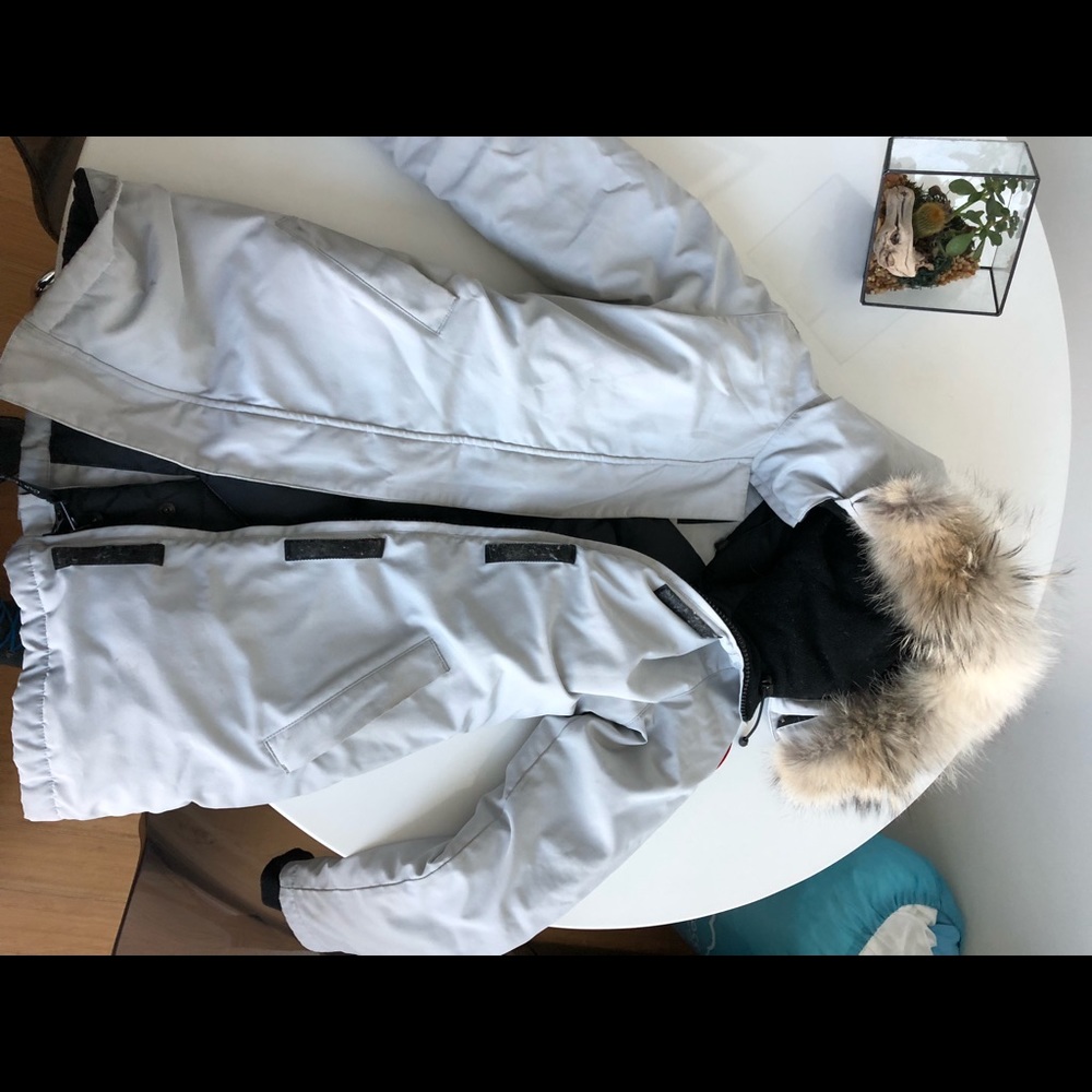 SOLD - Light grey Canada Goose Jacket (sz s/p)
